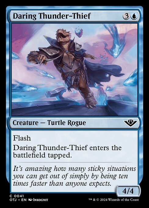 Daring Thunder-Thief highlighted card art
