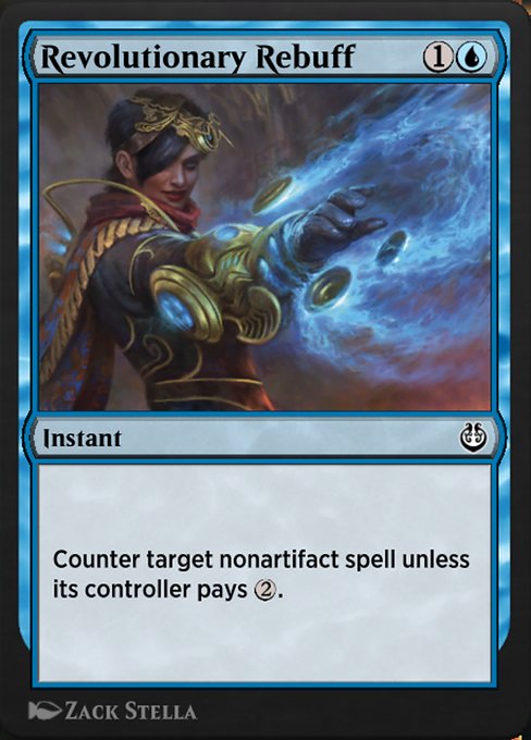 Revolutionary Rebuff highlighted card art