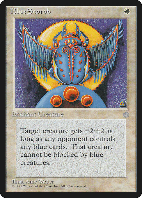 Blue Scarab highlighted card art