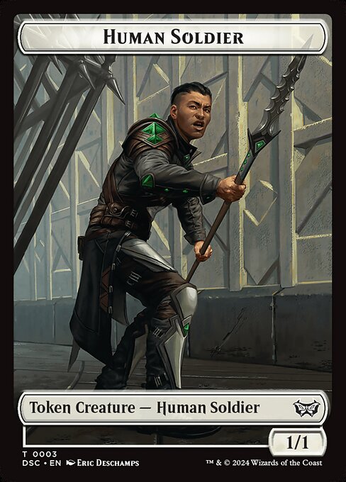 Human Soldier from Duskmourn Commander Tokens
