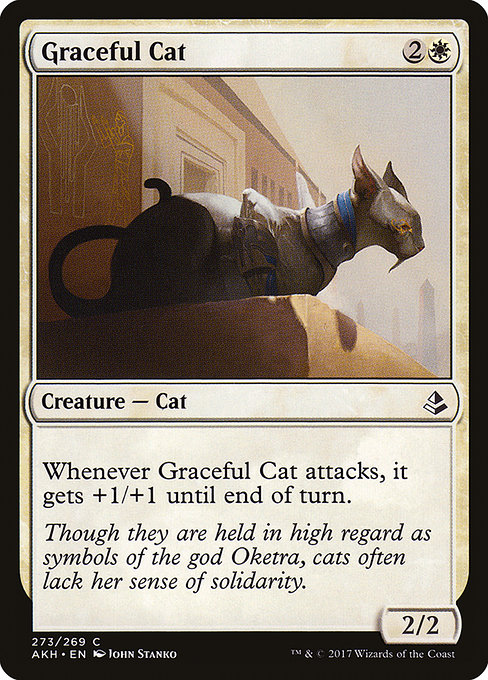 Graceful Cat highlighted card art