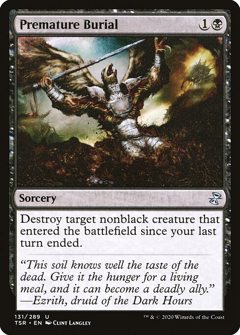 Premature Burial highlighted card art