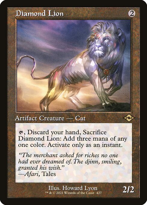 Diamond Lion from Modern Horizons 2