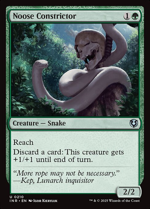 Noose Constrictor highlighted card art