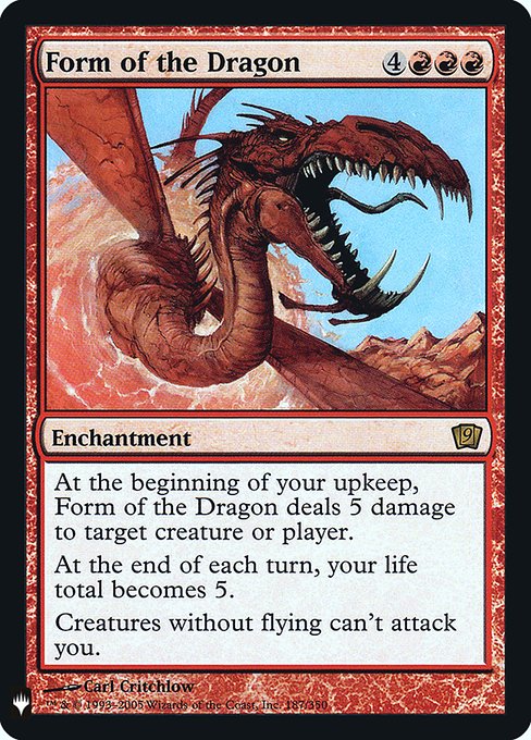 Form of the Dragon highlighted card art