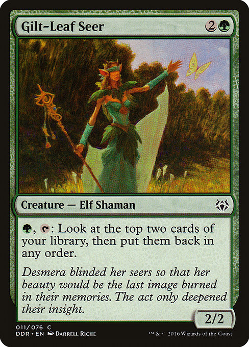 Gilt-Leaf Seer highlighted card art