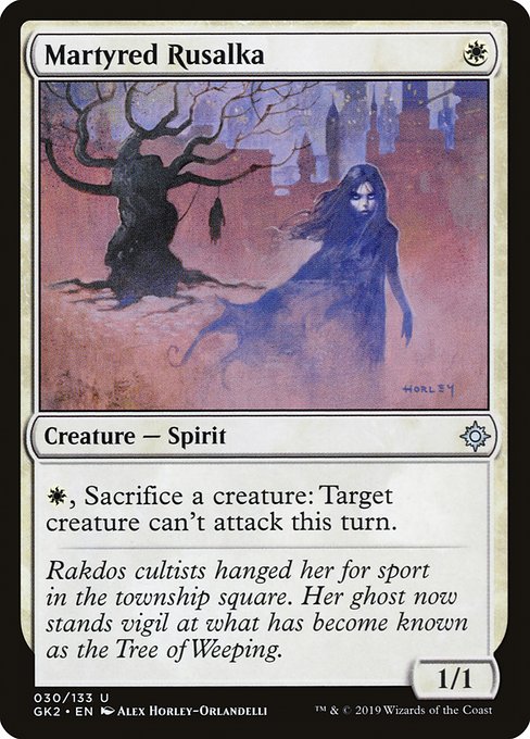 Martyred Rusalka highlighted card art