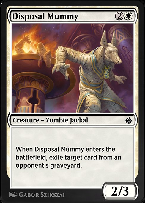 Disposal Mummy highlighted card art