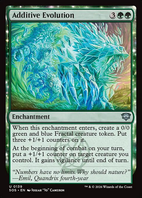 Additive Evolution from Secrets of Strixhaven