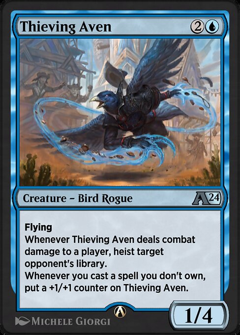Thieving Aven highlighted card art