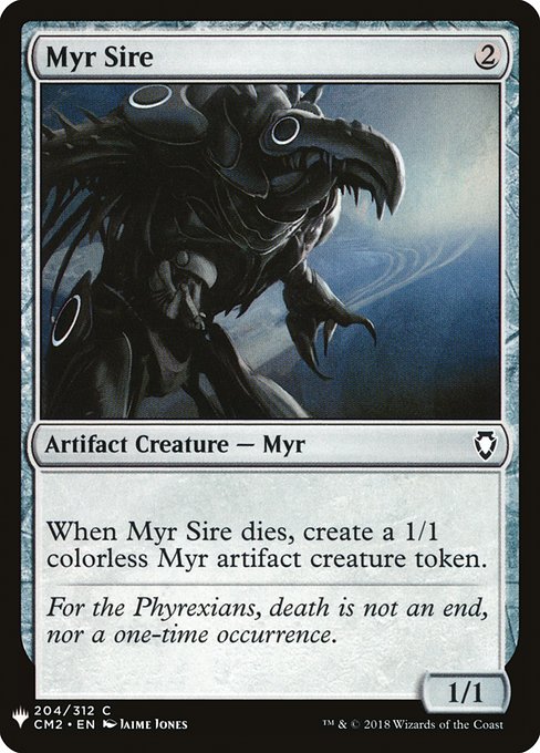 Myr Sire from The List