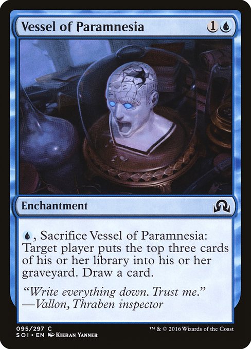 Vessel of Paramnesia highlighted card art