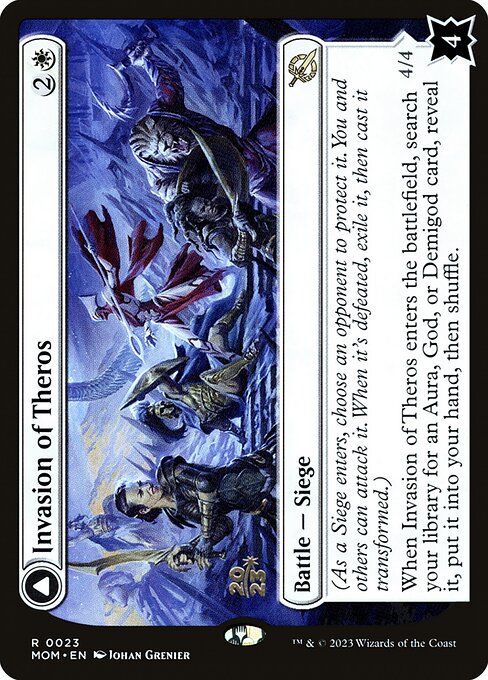 Invasion of Theros // Ephara, Ever-Sheltering from March of the Machine Promos