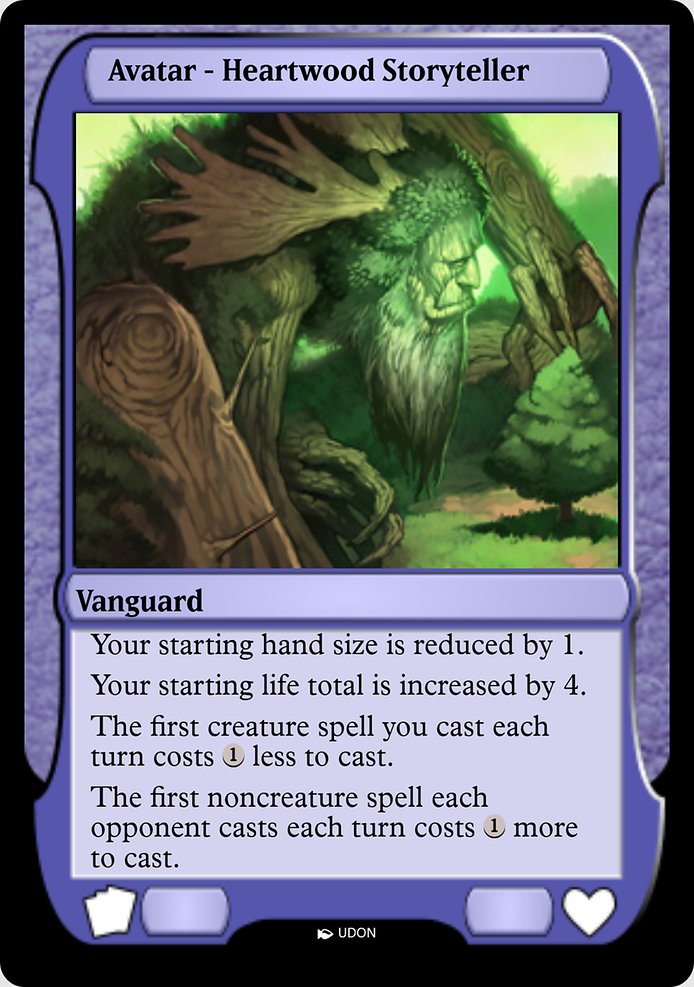 Heartwood Storyteller Avatar highlighted card art