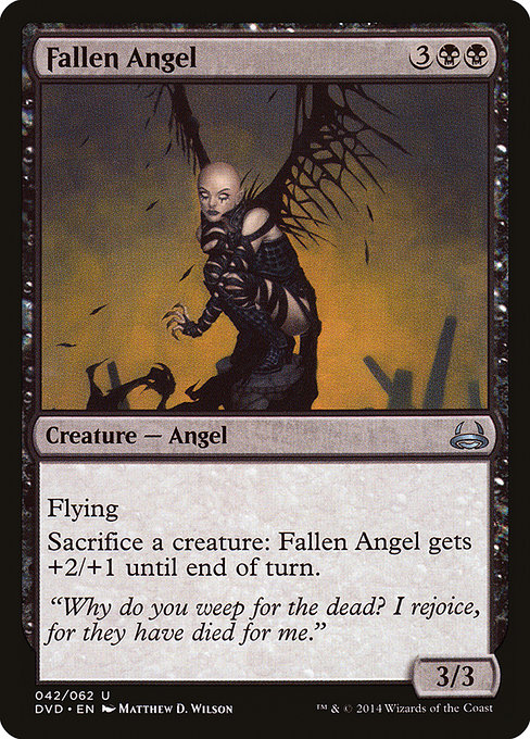Fallen Angel from Duel Decks Anthology: Divine vs. Demonic