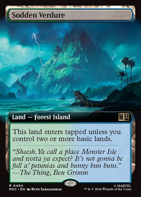 Sodden Verdure from Marvel Super Heroes Commander