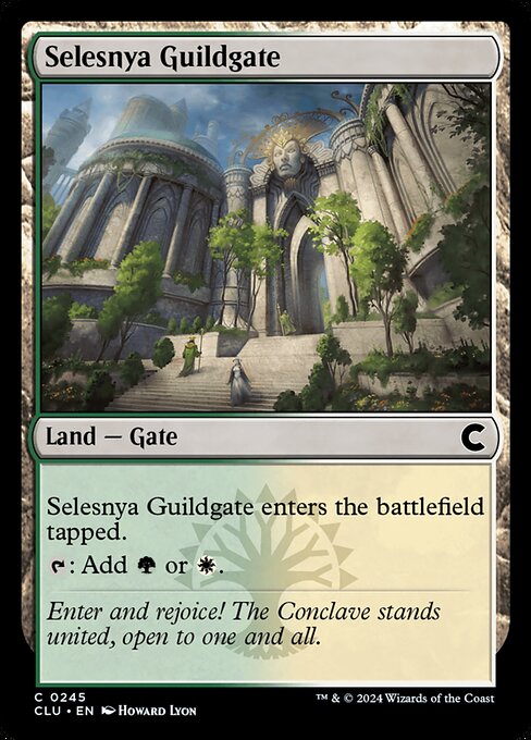 Selesnya Guildgate from Ravnica: Clue Edition