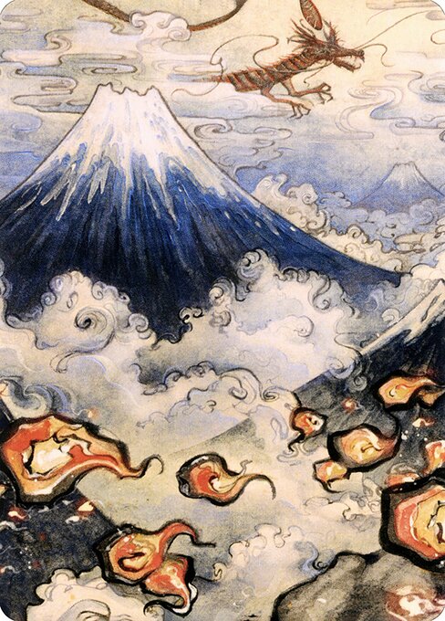 Mountain // Mountain from Neon Dynasty Art Series