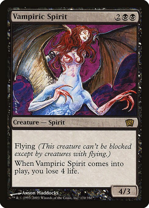 Vampiric Spirit from Eighth Edition