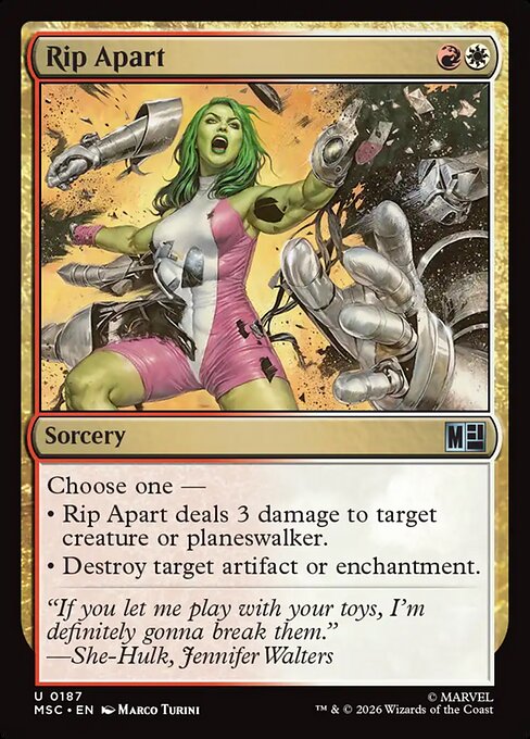 Rip Apart from Marvel Super Heroes Commander