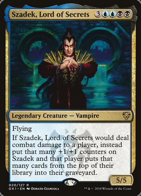 Szadek, Lord of Secrets highlighted card art