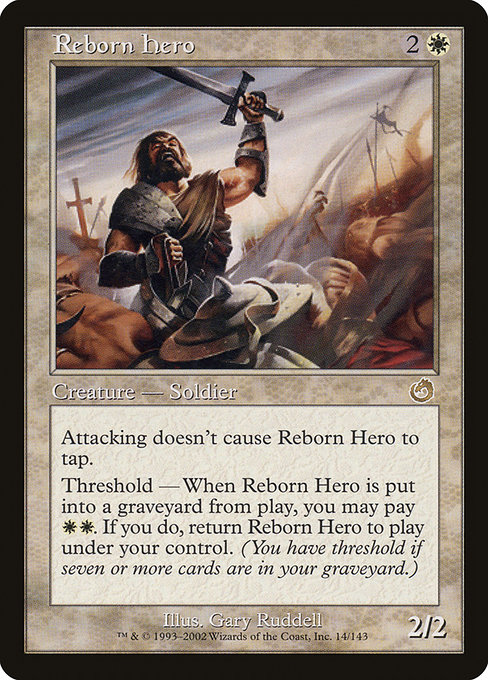 Reborn Hero highlighted card art