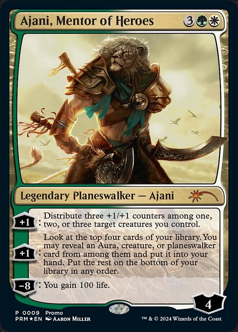 Ajani, Mentor of Heroes from Media and Collaboration Promos