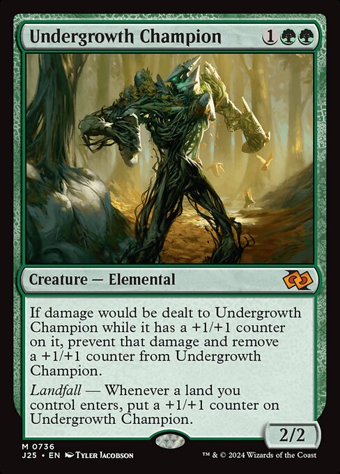Undergrowth Champion highlighted card art