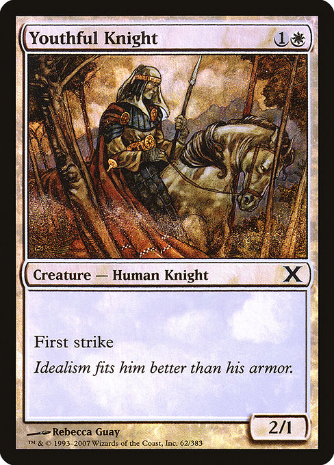 Youthful Knight from Tenth Edition