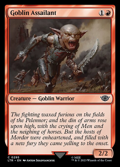 Goblin Assailant highlighted card art