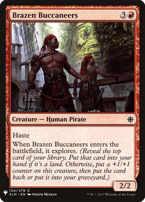 Brazen Buccaneers highlighted card art