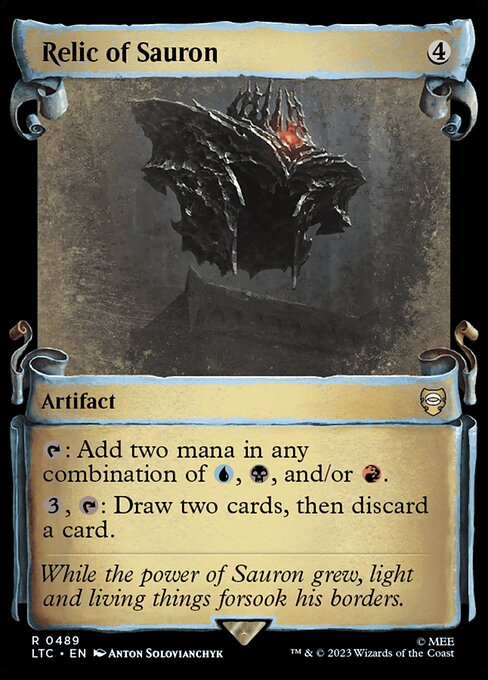Relic of Sauron highlighted card art