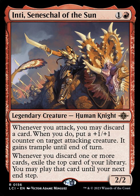 Inti, Seneschal of the Sun from The Lost Caverns of Ixalan Promos