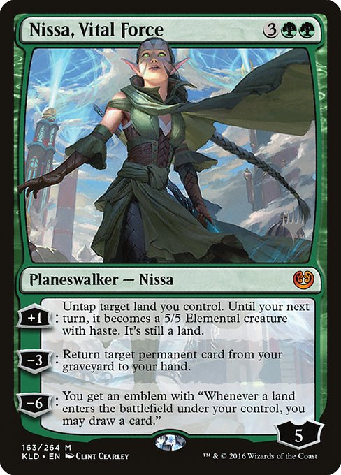 Nissa, Vital Force from Kaladesh Promos
