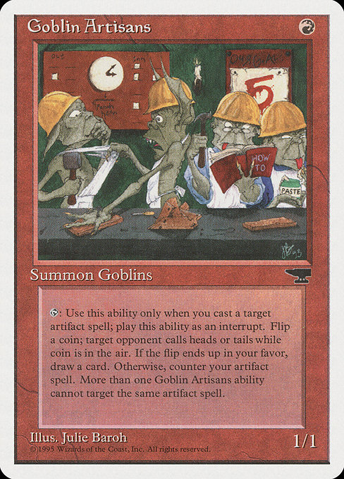 Goblin Artisans highlighted card art