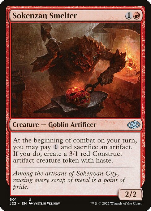 Sokenzan Smelter highlighted card art