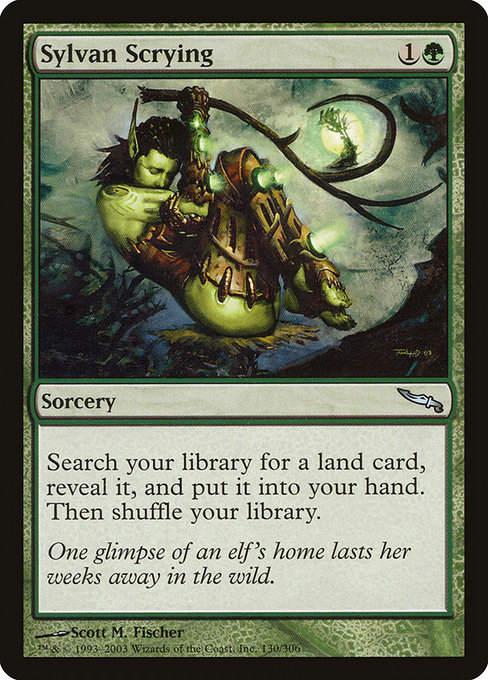 Sylvan Scrying from Mirrodin