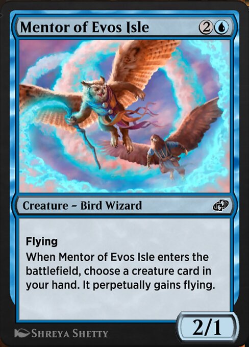 Mentor of Evos Isle highlighted card art