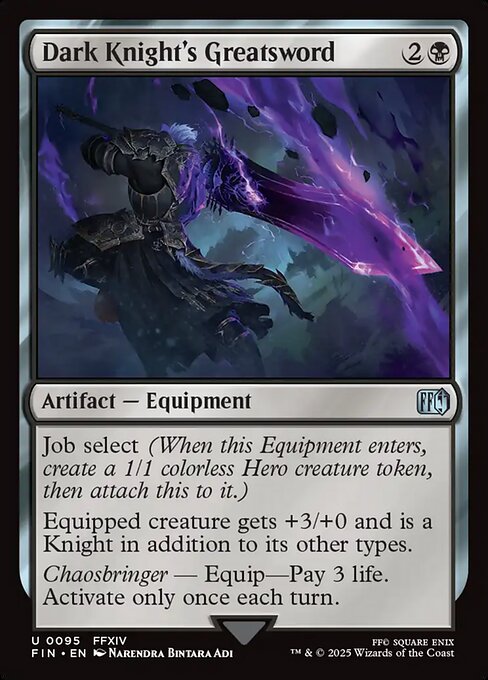 Dark Knight's Greatsword highlighted card art