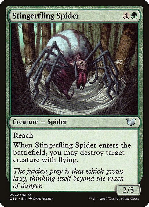 Stingerfling Spider from Commander 2015