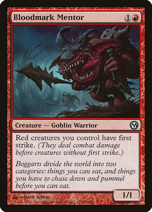 Bloodmark Mentor from Duels of the Planeswalkers
