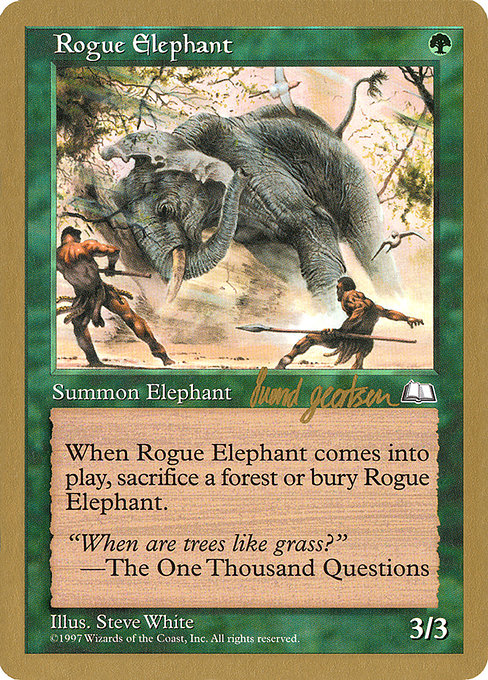 Rogue Elephant highlighted card art