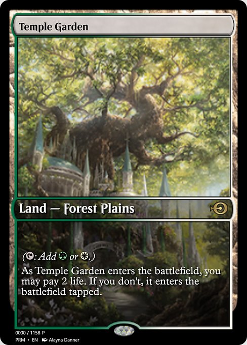 Temple Garden from Magic Online Promos