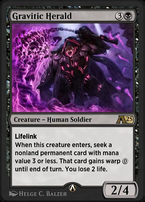 Gravitic Herald highlighted card art