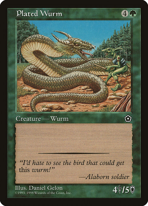 Plated Wurm highlighted card art