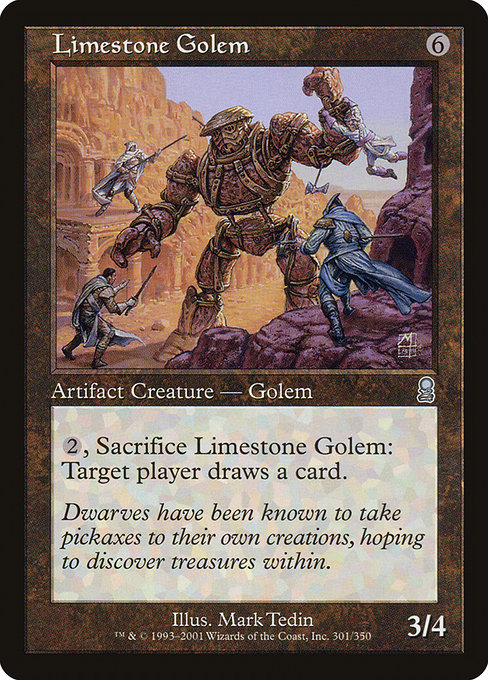 Limestone Golem highlighted card art