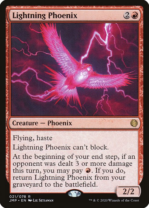 Lightning Phoenix highlighted card art