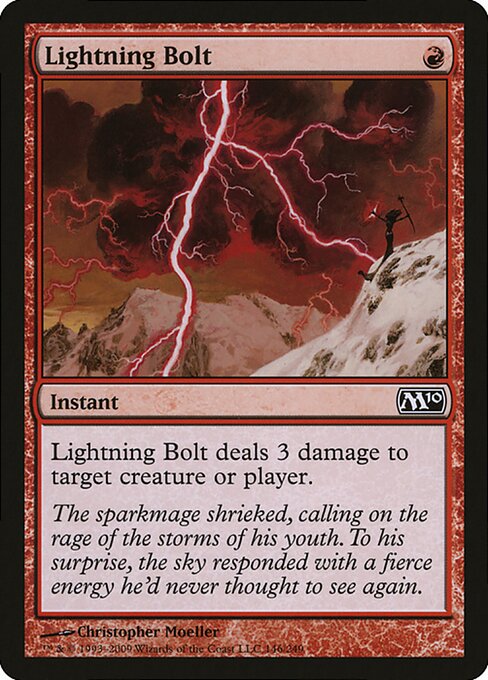 Lightning Bolt from Magic Player Rewards 2009