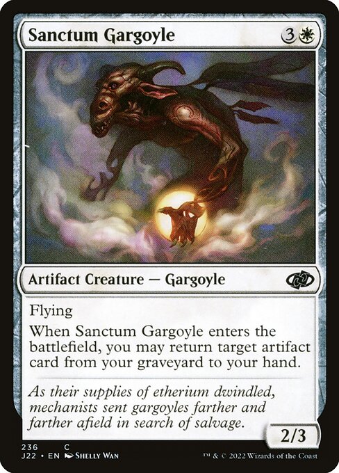 Sanctum Gargoyle highlighted card art