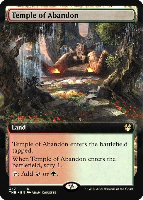 Temple of Abandon from Theros Beyond Death